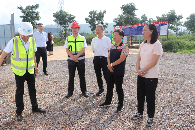 红河州人大常委会副主任李红芬调研峨石红高速（红河段）项目