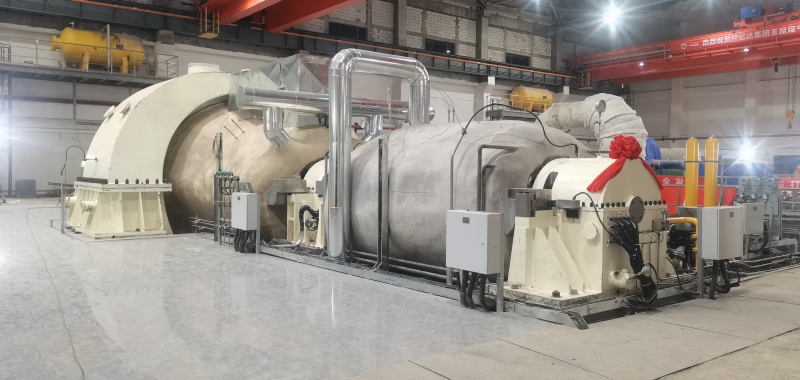 玉昆钢铁发电项目110MW煤气发电机组试车成功 顺利并网发电