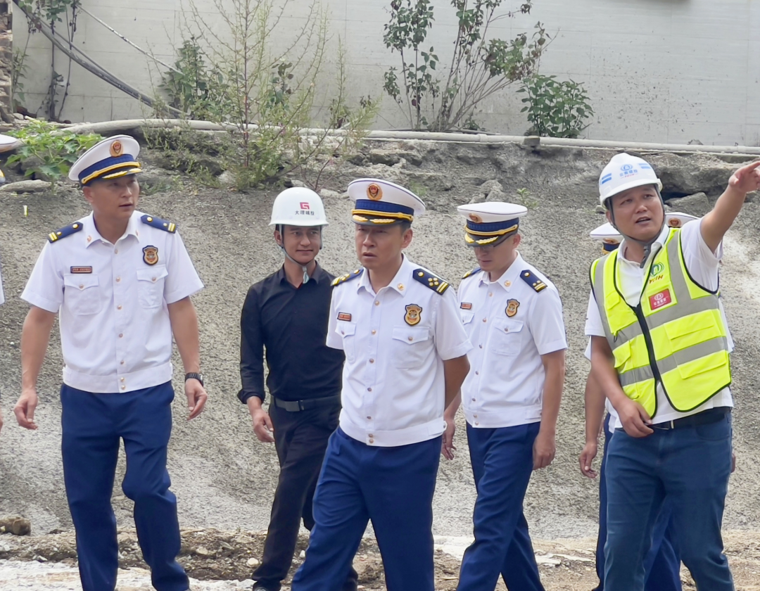 省消防救援总队总队长马涛调研大理市消防救援大队指挥中心项目