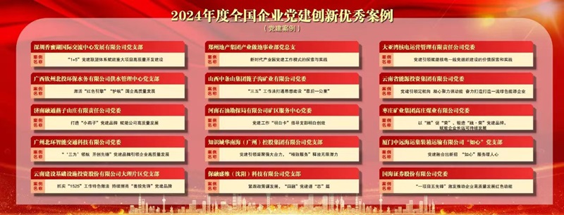 基投2026世界杯官网平台大理片区党支部党建工作案例入选“2024年度全国企业党建创新优秀案例”