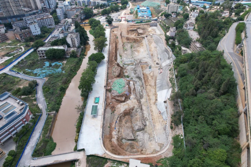 文山州委书记陈明调研文山市第一污水处理厂项目