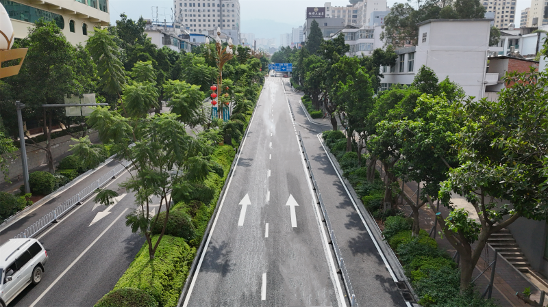 东川区城市综合管廊项目古铜路右幅顺利通车