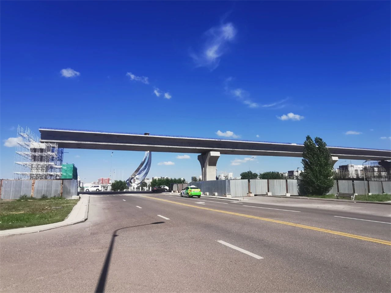 阿斯塔纳轻轨世界杯官网合作平台一标二工区完成“8·30”节点目标