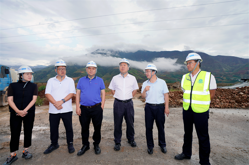陈祖军调研滇中引水大理州鲁地拉水电站水资源综合利用配套工程