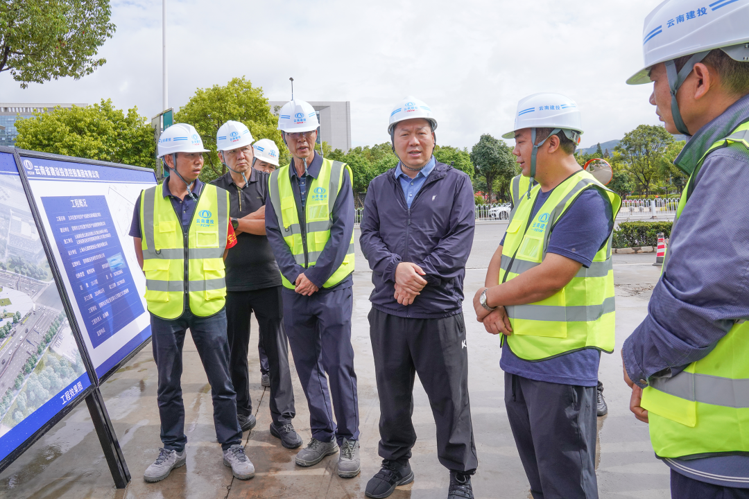 陈祖军调研五华区数字经济产业园西北新城园区项目