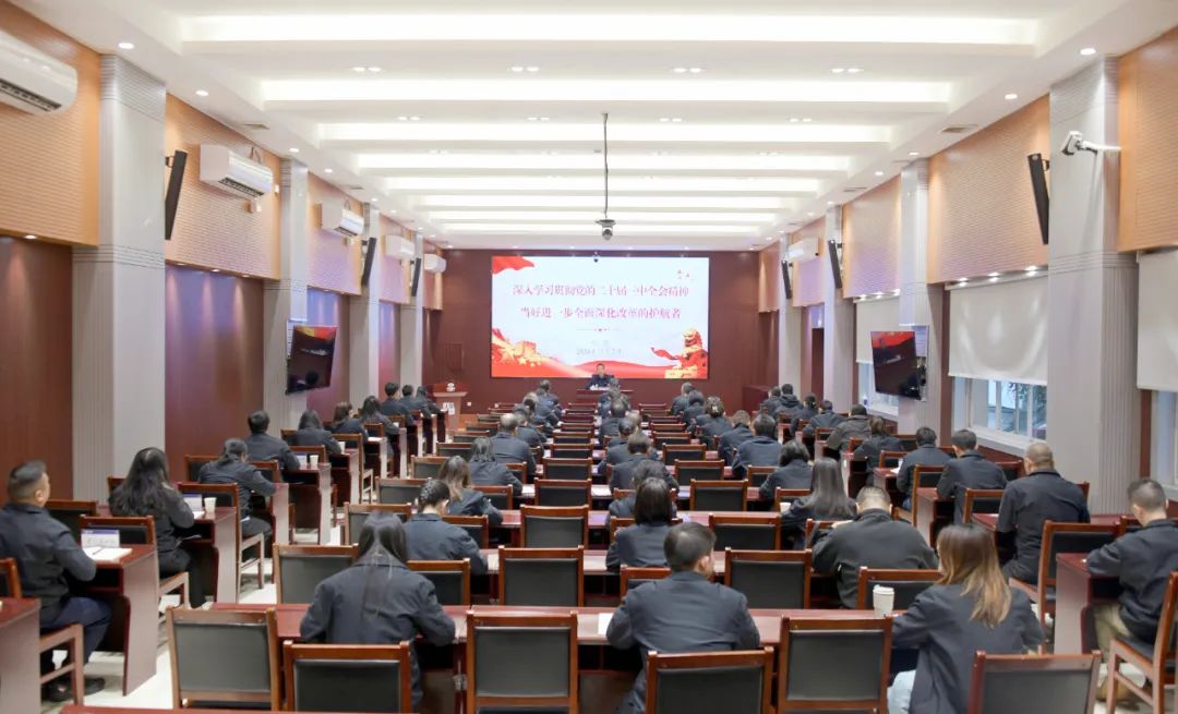 张鹏宣讲党的二十届三中全会精神