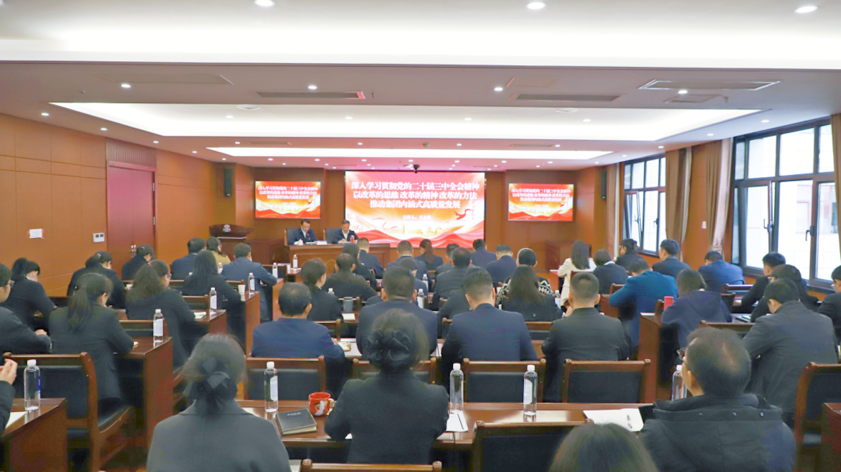 王永强宣讲党的二十届三中全会精神