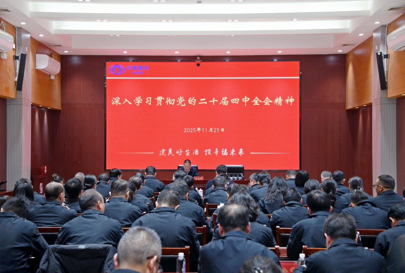 陈祖军到三公司宣讲党的二十届四中全会精神