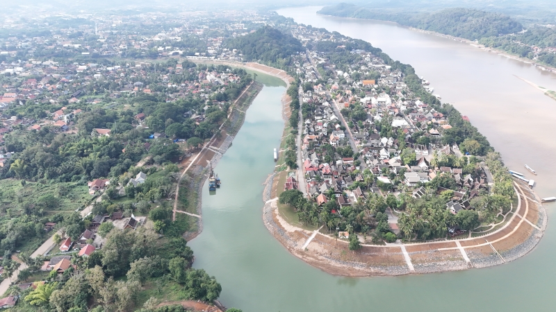 老挝琅勃拉邦省湄公河和南康河灾害风险管理项目通过竣工验收